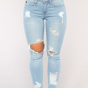 Fashion Nova Him and I Ankle Jeans